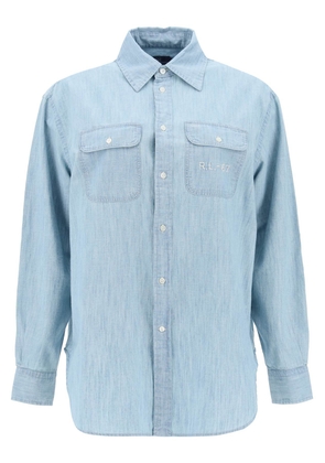 Polo Ralph Lauren embroidered chambray - L Blue