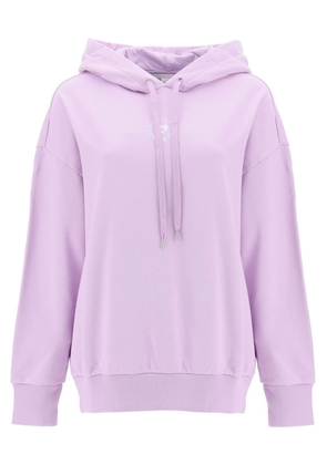 Stella Mccartney iconic mini heart hooded sweatshirt - L Purple