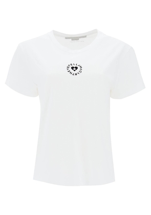 Stella Mccartney iconic mini heart t-shirt - L White