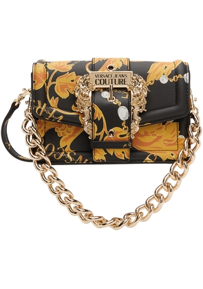 Versace Jeans Couture Black & Gold Chain Couture Bag