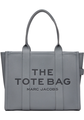 Marc Jacobs Gray 'The Leather Large' Tote
