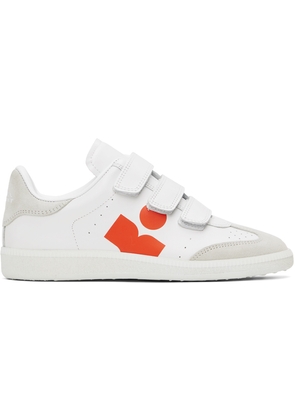 Isabel Marant White & Orange Sneakers