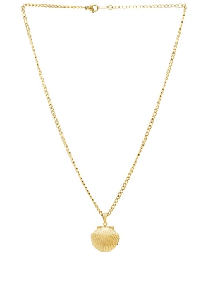 petit moments Gaio Necklace in Metallic Gold.