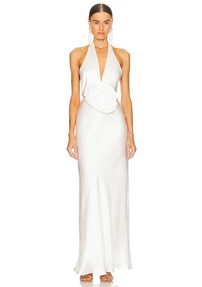 The Bar Grayson Gown in White. Size 4.