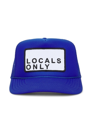 Friday Feelin Locals Only Hat in Royal.
