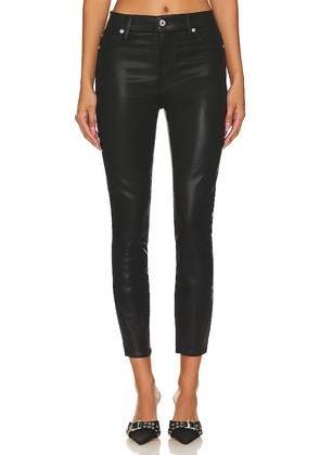 7 For All Mankind High Waist Ankle Skinny in Black. Size 24, 26, 27, 28, 31, 32, 33.