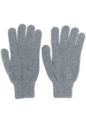 Paul Smith fitted knitted gloves - Grey