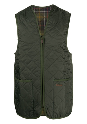 Barbour quilted reversible gilet - Green