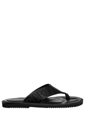 Emporio Armani Leather Sandals