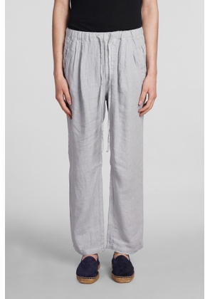 Massimo Alba Keywest Pants In Grey Linen