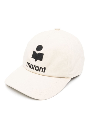 ISABEL MARANT Tyron embroidered cap - Neutrals