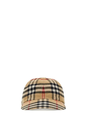 Burberry Embroidered Cotton Baseball Cap