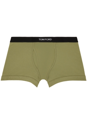 TOM FORD Green Classic Fit Boxer Briefs