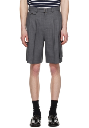 Dunst Gray Pocket Shorts