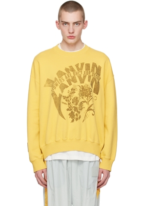 Lanvin Yellow Future Edition Sweatshirt