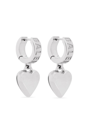 Balenciaga Sharp Heart earrings - Silver