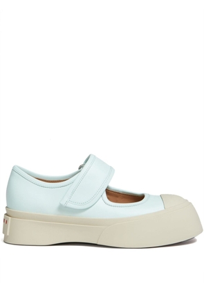 Marni Pablo Mary Jane leather sneakers - Blue