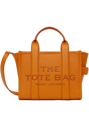 Marc Jacobs Orange 'The Leather Small' Tote