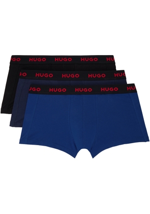 Hugo Three-Pack Multicolor Boxers