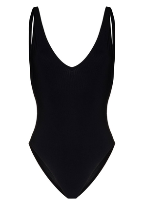 TOTEME deep V-neck swimsuit - Black