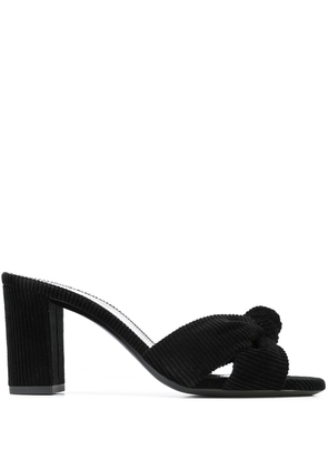 Saint Laurent knot-detail open-toe sandals - Black