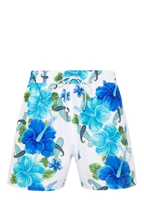 ETRO floral paisley-print swim shorts - Blue