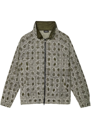 Olly Shinder graphic-print jacket - Grey