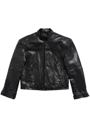 Balenciaga Deconstructed zip-up jacket - Black