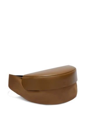 Jil Sander medium Lid leather belt bag - Brown