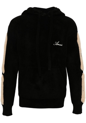 AMIRI Bones logo-embroidered hoodie - Black