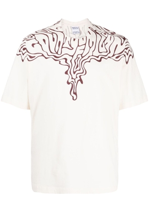 Marcelo Burlon County of Milan Fluid Wings-print cotton T-shirt - Neutrals