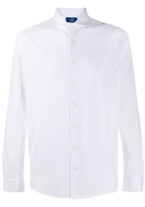 Barba buttoned cotton shirt - White