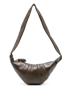 LEMAIRE small Croissant leather shoulder bag - Brown