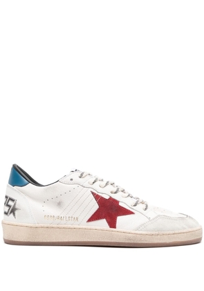 Golden Goose Ball Star leather sneakers - White