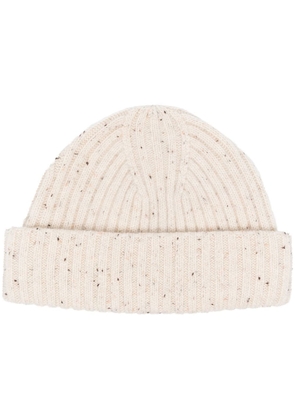 TOTEME chunky ribbed-knit beanie - Neutrals