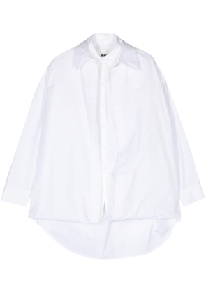 Jil Sander layered cotton shirt - White