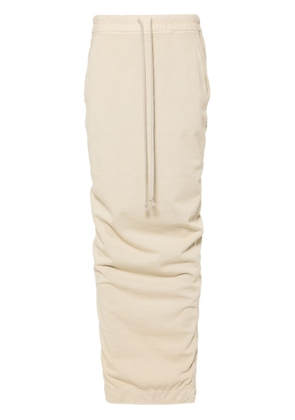 Rick Owens DRKSHDW Pillar cotton skirt - Neutrals