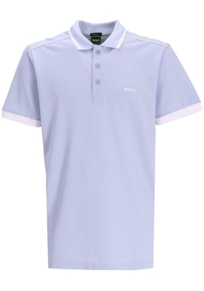 BOSS Paddy 1 cotton polo shirt - Blue