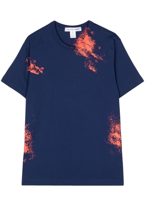 Comme Des Garçons Shirt printed cotton T-shirt - Blue