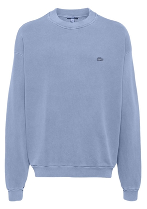 Lacoste logo-patch sweatshirt - Blue