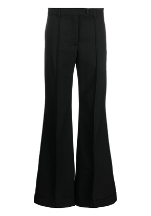 Acne Studios mid-rise flared trousers - Black