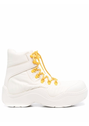 Bottega Veneta lace-up ankle boots - Neutrals