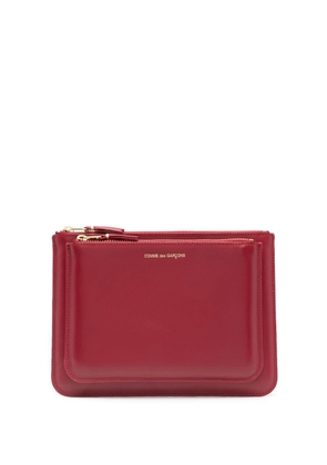 Comme Des Garçons Wallet logo-detail leather wallet - Red