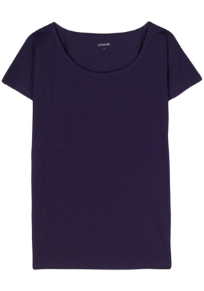 LEMAIRE boat-neck T-shirt - Purple