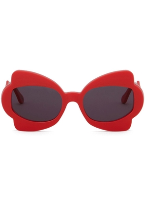 Marni oversized-frame sunglasses - Red