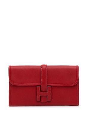 Hermès Pre-Owned 2013 Swift Jige Duo Wallet long wallets - Red