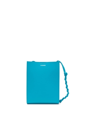 Jil Sander small Tangle leather shoulder bag - Blue