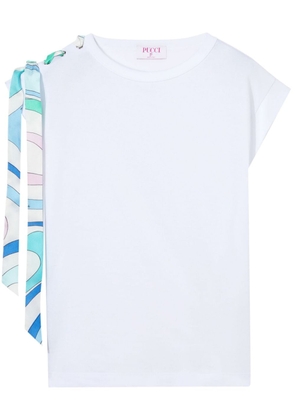 PUCCI Marmo-print cotton T-shirt - White