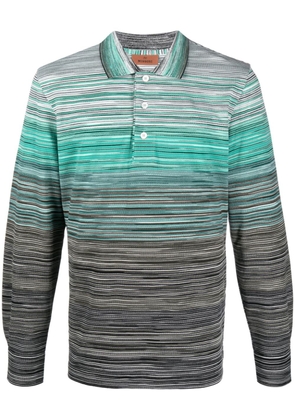 Missoni Space Dyed cotton polo shirt - Green