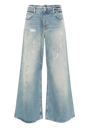 Acne Studios high-waisted wide-leg jeans - Blue